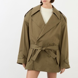Zurich Short Oversized Trench Coat