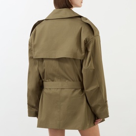 Zurich Short Oversized Trench Coat