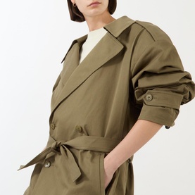 Zurich Short Oversized Trench Coat