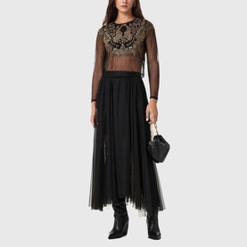 Ally Tulle Flared Skirt