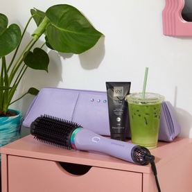 Duet Blowdry Hair Dryer Brush in Galactic Lilac