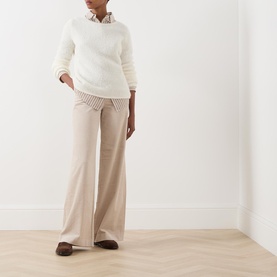 High Rise Wide Leg Corduroy Jeans