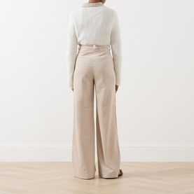 High Rise Wide Leg Corduroy Jeans