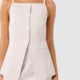 Ronnie Pinstripe Waistcoat