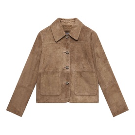 Patch Pocket Suede Jacket