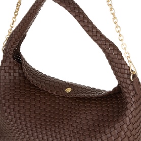 Deliberate Large Woven Shoulder Bag