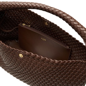 Deliberate Large Woven Shoulder Bag