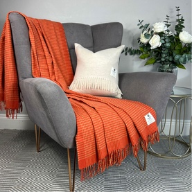 Cashmere and Lambswool Alpine Sunset Throw