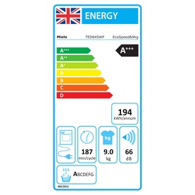 9kg Heat Pump EcoSpee Tumble Dryer