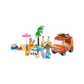 Bluey: Bluey&rsquo;s Beach & Family Car Trip, Preschool Toy Building Kit