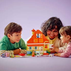 DUPLO&reg; Bluey: Bluey&rsquo;s Family House with Memory Game Interactive Toy