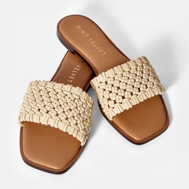 Sophie Woven Flat Sandals