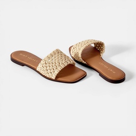 Sophie Woven Flat Sandals