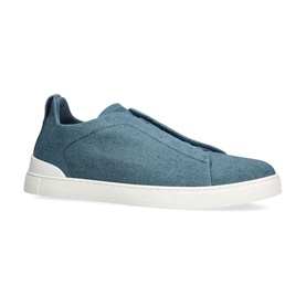 Triple Stitch Fabric Low-Top Trainers