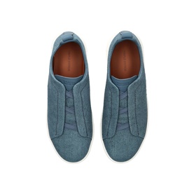 Triple Stitch Fabric Low-Top Trainers