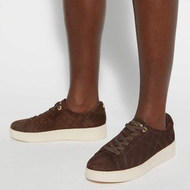 Egent Quilted Platform Trainers