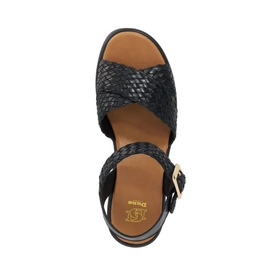 Kinleys Braided Leather Flatform Sandals