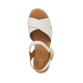 Kinleys Braided Leather Flatform Sandals