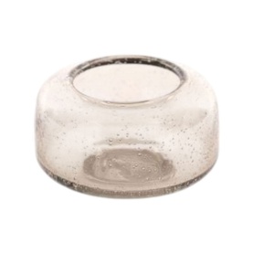 Blown Bubble Glass T-Light Holder