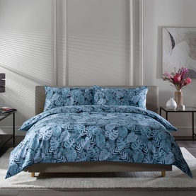 Tropical Duvet Set Blue