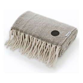 Moorland Wool Throw Natural