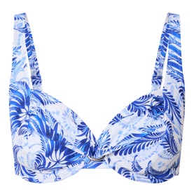 Hermine Printed Bikini Top