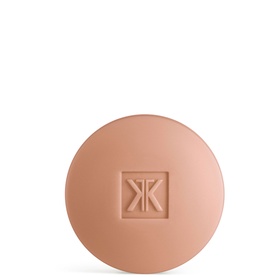 Maison Francis Kurkdjian OUD Satin Mood Scented Soap, round nude-pink bar with embossed brand logo