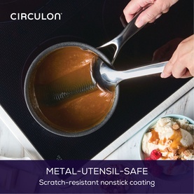 Scratch Defense Stainless Steel Saucepan with Lid 16cm