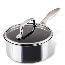 Scratch Defense Stainless Steel Saucepan with Lid 16cm