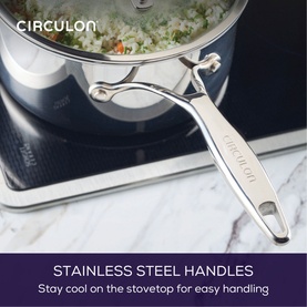 Scratch Defense Stainless Steel Three-Piece Pan Set