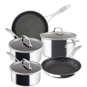 Scratch Defense Stainless Steel Five-Piece Pan Set