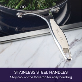 Scratch Defense Stainless Steel Frying Pan 25cm