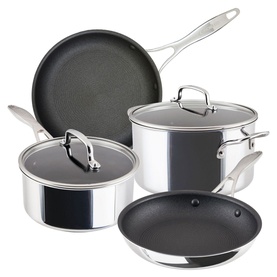 Scratch Defense Stainless Steel Four-Piece Pan Set