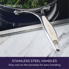 Scratch Defense Stainless Steel Four-Piece Pan Set