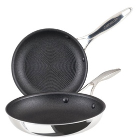 Scratch Defense Stainless Steel Two-Piece Pan Set