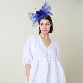 Oversized Feather Jewelled Fascinator