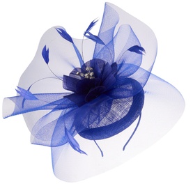 Oversized Feather Jewelled Fascinator