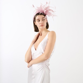 Feather Embellished Fascinator