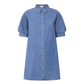 Denim Mini Shirt Dress