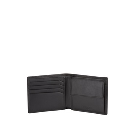 Tibby Contrast Logo Leather Wallet