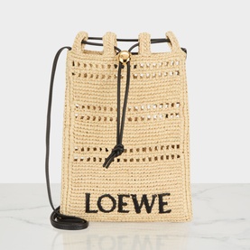 Logo Woven Pouch Bag