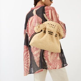 Flamenco Ruffle Medium Clutch