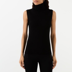 Vertigo Rib-Knit Roll Neck Sweater