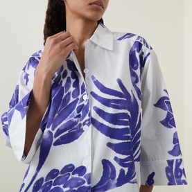 Jardin Print Resort Shirt