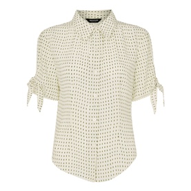 Oval Spot Tie Shirt