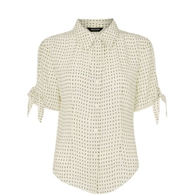 Oval Spot Tie Shirt