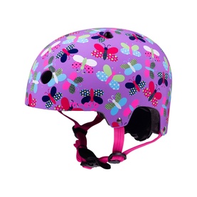 Micro Scooter Butterfly Printed Small Bike Helmet