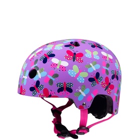 Micro Scooter Butterfly Printed Small Bike Helmet