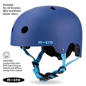 Micro Scooter Dino Printed Small Bike Helmet