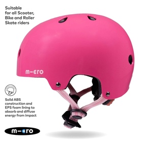 Micro Scooter Plain Small Bike Helmet